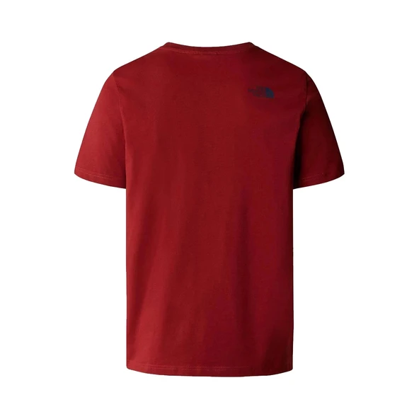 The North Face Men's T-Shirt Rust 2 Red NF0A87NWPOJ - 2