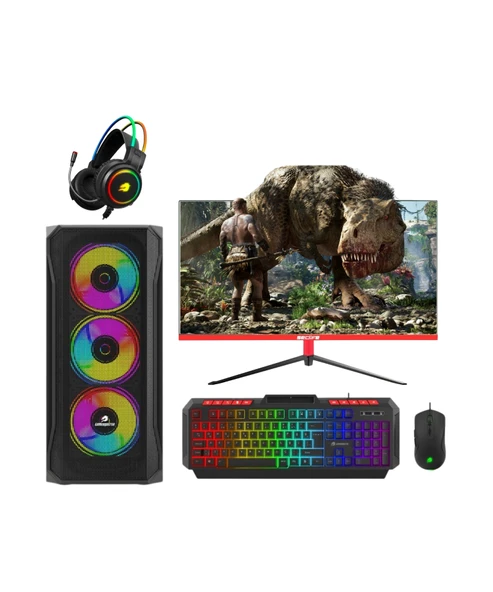 GameBooster Gb-1720 Ryzen 5 7600X 32Gb Ddr5 1Tb M2 Nvme 5060Tİ Vga " 27 Monitör Gaming Pc