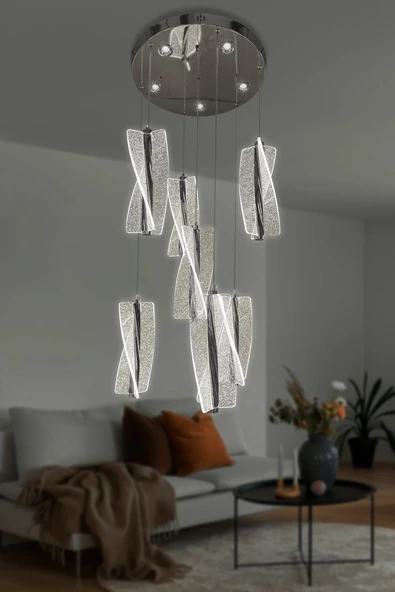 Liza 7 li Modern Sarkıt Led Avize - 7