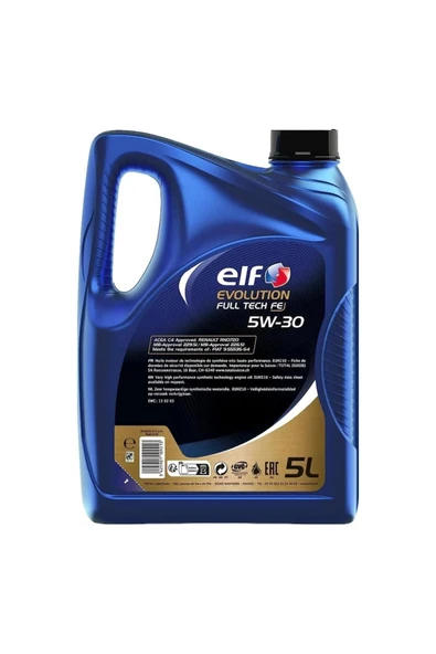 TOTAL Elf Evolutıon Full-tech 5w30 5lt - 3