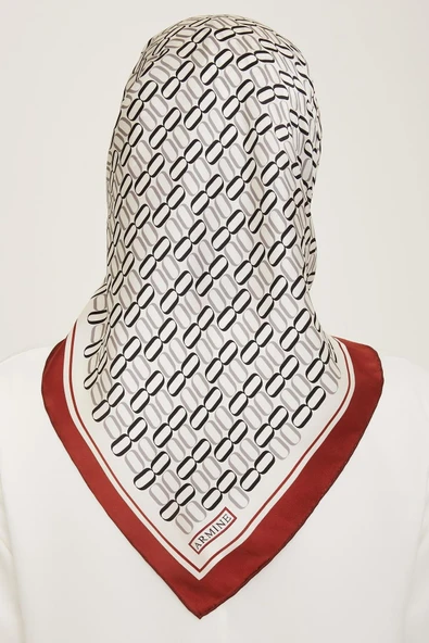 Armine E24YA9149D0209 Dj Saf İpek Eşarp 9149D (T) - Resim 3