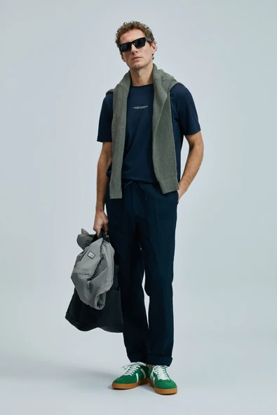 Lufian 111190350 Karl Smart Erkek Chino Pantolon Slim Fit Erkek Pantolon - Resim 2