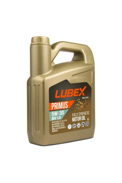 Lubex Primus Mv-la 5w-30 5 Lt Tam Sentetik Motor Yağı