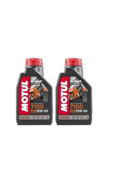 Motul 7100 10w40 1lt %100 Sentetik 4t Motor Yağı 2 Adet