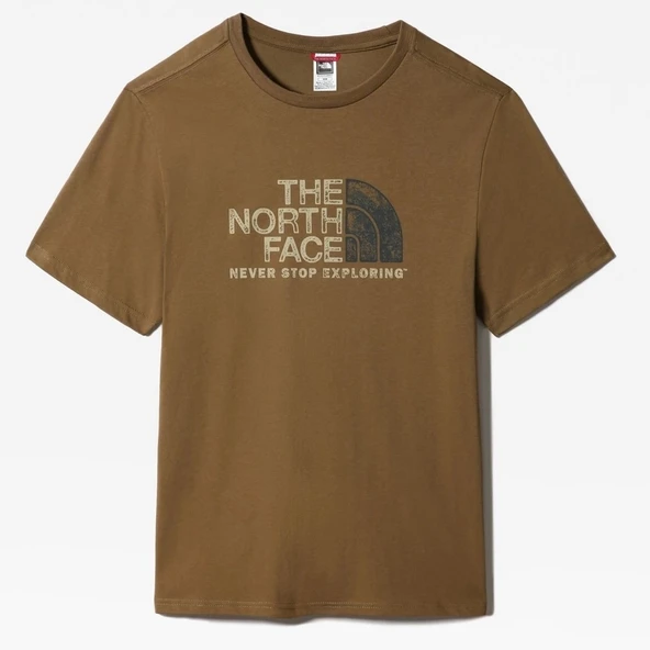 The North Face M S/S Rust 2 Tee Erkek T-shirt NF0A4M6837U1 - 5