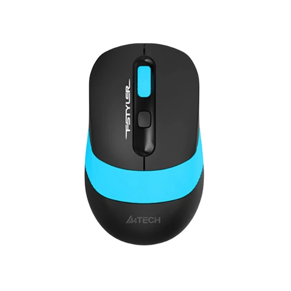 A4 Tech Fg10 Siyah-Mavi Nano Kablosuz Optik 2000 Dpı Mouse Sessiz - Resim 2