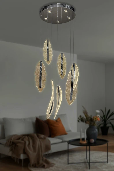 Lunex 7 li Modern Sarkıt Led Avize - 8