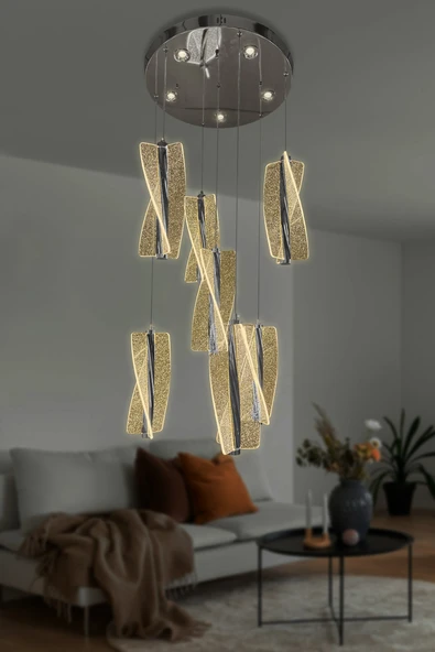 Liza 7 li Modern Sarkıt Led Avize - 8