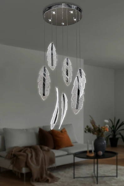 Lunex 7 li Modern Sarkıt Led Avize - 6