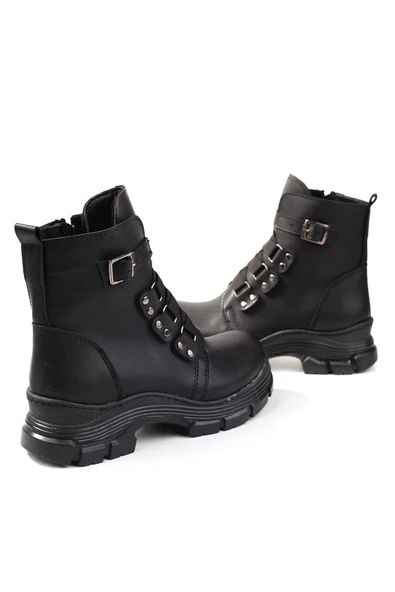 Papuç Sepeti 3513 Termo Taban Günlük Fermuarlı Kadın Postal Bot - Resim 4