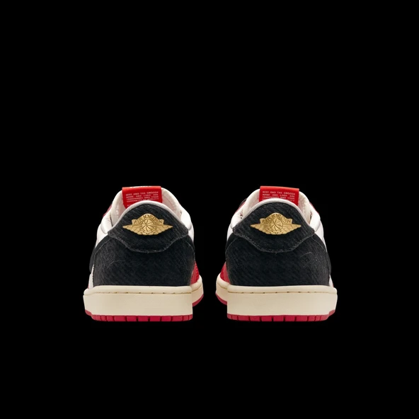 Air Jordan 1 Low OG x Trophy Room Sail and Varsity Red - 4