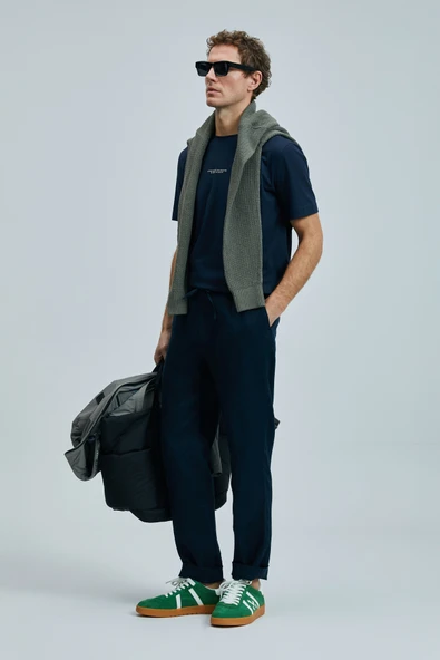 Lufian 111190350 Karl Smart Erkek Chino Pantolon Slim Fit Erkek Pantolon - Resim 5