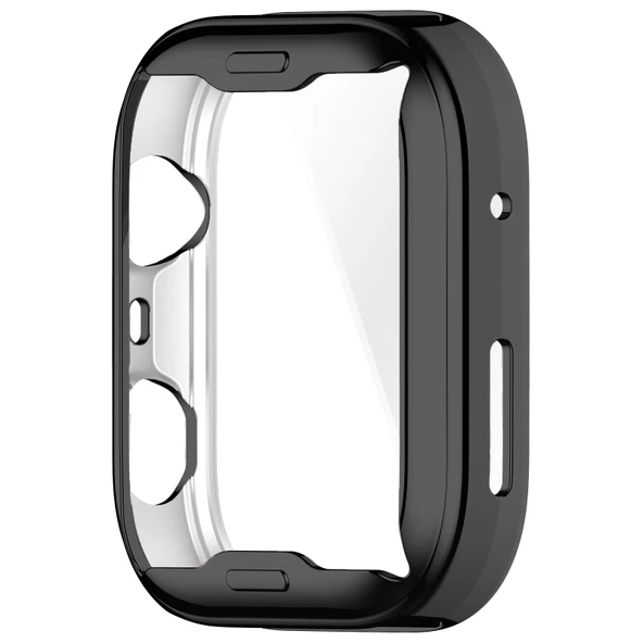 Huawei Watch Fit 4 Pro Kasa Uyumlu Kılıf Yumuşak Tpu Kasa ve Ekran Koruyucu Kılıf  Şeffaf - Resim 5