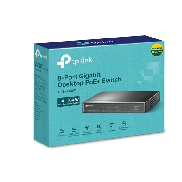 TP-Link TL-SF1008P 8 Port 10/100 Mbps Switch - 3