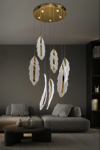 Lunex 7 li Modern Sarkıt Led Avize - 4