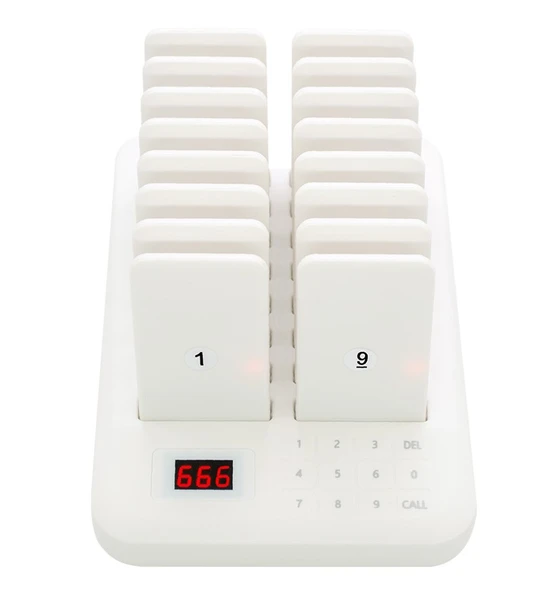 Refox CTP-302-W Titreşimli Sesli 300m 16lı Kablosuz Müşteri Çağrı Zili