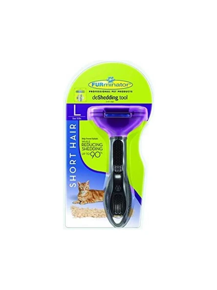 Furminator Furminatör Short Hair Cat Kısa Tüylü Kedi Tarağı L - 1