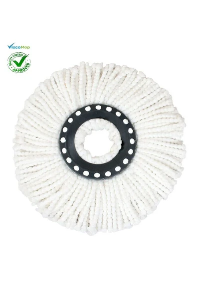 Döner Başlıklı Mikrofiber Mop Yedeği 1 Adet - 2
