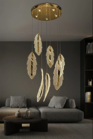 Lunex 7 li Modern Sarkıt Led Avize - 3