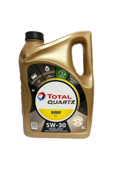 TOTAL Quartz 9000 Nfc 5w-30 Tam Sentetik Motor Yağı 4 L