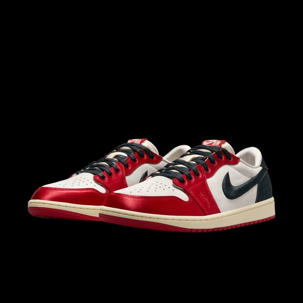 Air Jordan 1 Low OG x Trophy Room Sail and Varsity Red - 3