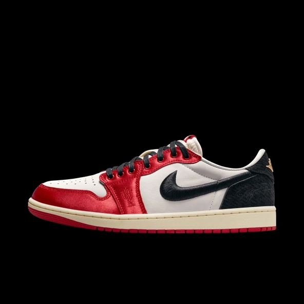 Air Jordan 1 Low OG x Trophy Room Sail and Varsity Red - 2