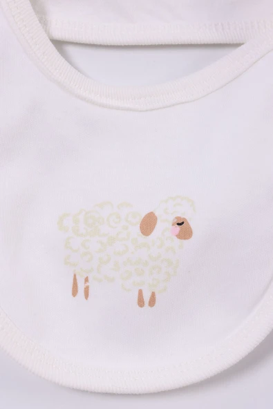 yudemia Kuzu Nakışlı 5 Parça Hastane Çıkışı – Bebeğinizin Konforu İçin Şık ve Rahat Set - 4