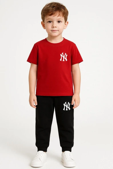 yudemia Baskılı Kız/erkek Çocuk Eşofman Takım | Şık Ve Rahat Günlük Kullanım - 2