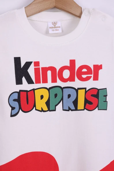 yudemia Kinder Suprise Baskılı Tulum ( Kinder Sürpriz Tulum Bere Takım) - 2