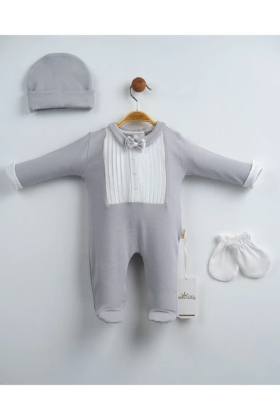 yudemia Papyonlu 3 Parça Hastane Çıkış Seti - 3