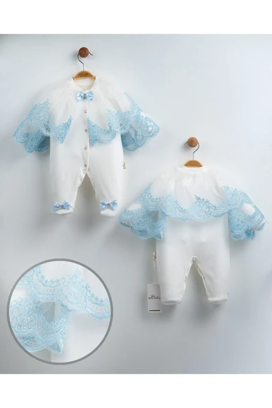 yudemia Aristo Detaylı Bebek Tulum Seti