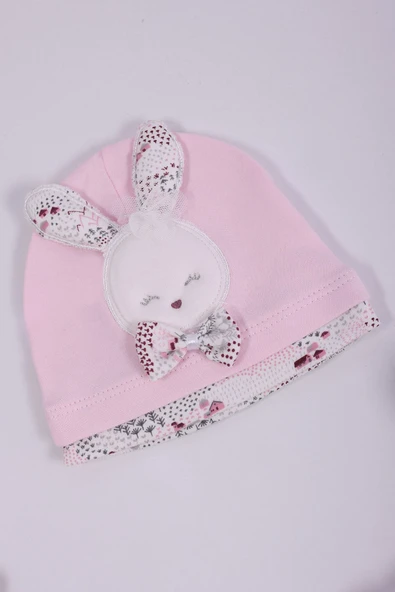 yudemia Tavşan Model Bebek Havlu Bornoz Seti %100 Organic - 6