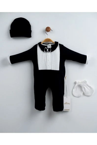 yudemia Papyonlu 3 Parça Hastane Çıkış Seti