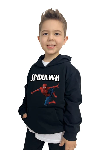 yudemia Süper Kahraman Baskılı Erkek Sweatshirt – Rahat ve Şık Tasarım - 2