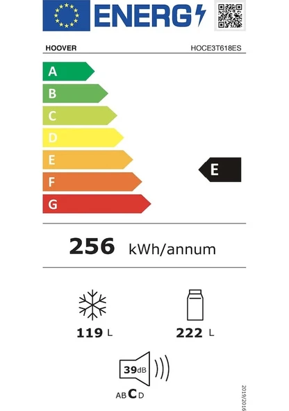 Hoover HOCE3T618ES Kombi No Frost Buzdolabı - 7