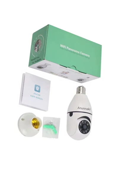 360 Ptz Ip Kamera Gece Görüş Kablosuz Bebek Evcil Hayvan Güvenlik Akıllı Ampul Wifi Kamera E27 Duy - 4