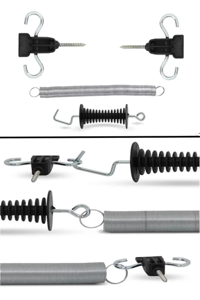 Elektrikli Çit Kapı Yayı Seti - Giriş Tuttma Yay Seti ürün görseli