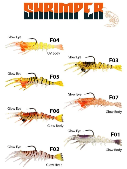 Fujin Shrimper 75mm 8.5gr Silikon Karides 1 Adet - Resim 4