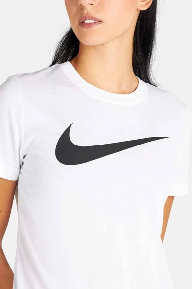 Nike Dri-Fit Park Futbol Kadın Tişört Beyaz CW6967-100 - 3