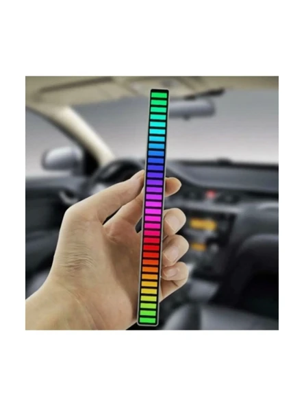 Digielektro Rgb Sese Duyarlı Müzik Ritim LED Işık Çubuğu Masa/araba/ev - 5