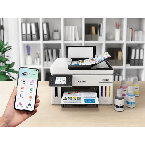 CANON MAXIFY GX6140, Renkli, Mürekkep Mega Tankli, Yazici, Tarayici, Wifi, Lan, Duplex, ORIJINAL MÜREKKEP - 2