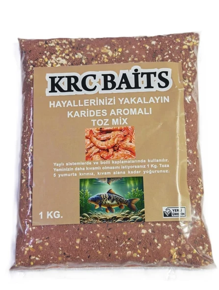 KRC Baits Aromalı Sazan Hamur Tozu/Unu 1000 Gr - 4