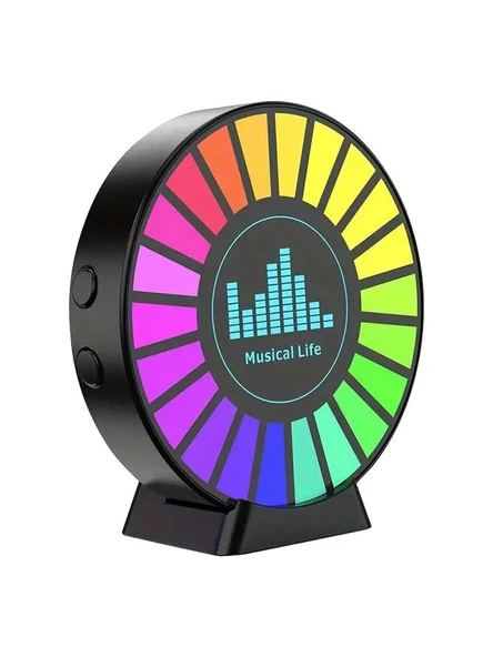Rgb Sese Duyarlı Kokulu Ekolayzer USB Şarjlı Araç Kokusu - 2
