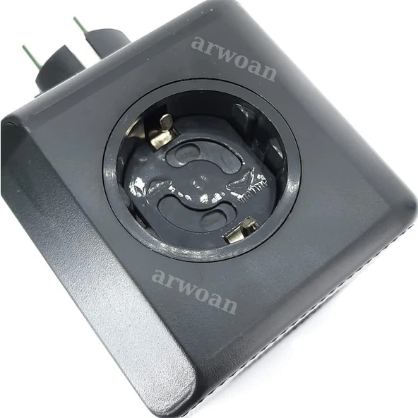 oklu Grup Priz Kablosuz Akım Korumalı Isıya Dayanıklı Termal Çocuk Korumalı 3x Usb 3.0 3x Fiş Girişli Ofis Ev - 8