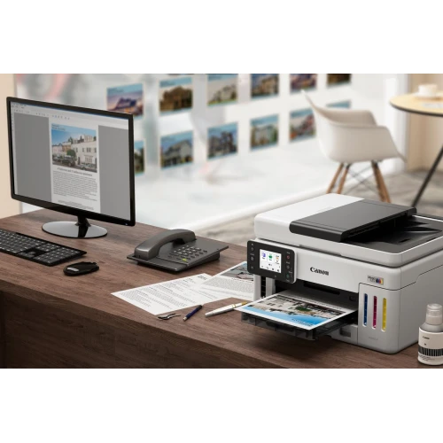 CANON MAXIFY GX6140, Renkli, Mürekkep Mega Tankli, Yazici, Tarayici, Wifi, Lan, Duplex, ORIJINAL MÜREKKEP - 3