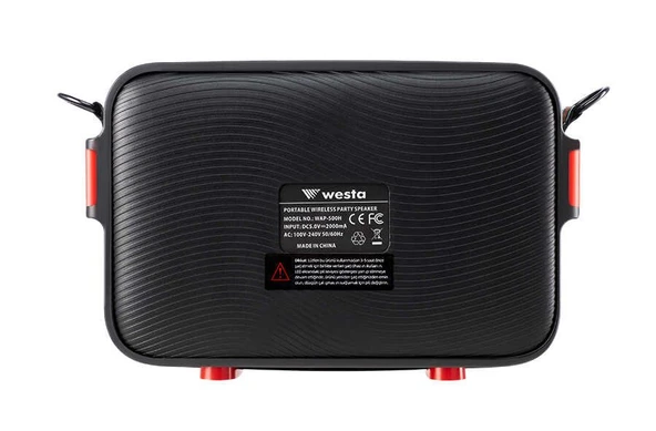 WESTA WAP-500H +1 Handheld Mic. Taşınabilir Ses Sistemi - 4