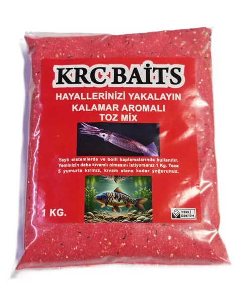 KRC Baits Aromalı Sazan Hamur Tozu/Unu 1000 Gr - 3