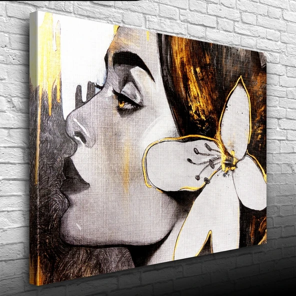 İspanyol Kadın Portresi Kanvas Tablo 50 x 70 - Resim 3