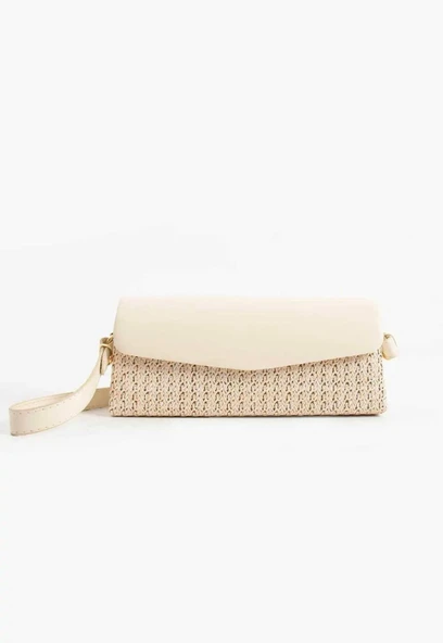 Lisbond Elegance Carell Model Hasır Kadın El Ve Omuz Çantası - 3