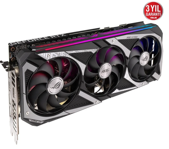 ASUS ROG-STRIX-RTX3060-O12G-V2-GAMING 12GB GDDR6 HDMI DP 192BİT - Resim 4